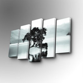 Wallity Cuadro Decorativo en Lienzo 5 Piezas Multicolor 5PUC-155